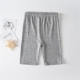 thumbnail image 1 of Girls Athletic Shorts Athletic Running Grey Shorts Elastic Waist Girls Size 3-4 Years Clothes, 1 of 5