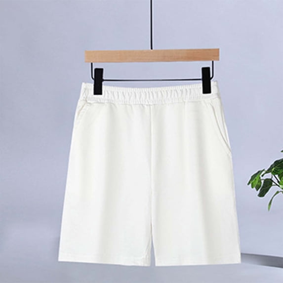Girls Athletic Shorts Athletic Running White Shorts Elastic Waist Girls Shorts Size 13-14 Years