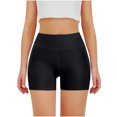 thumbnail image 1 of Girls Athletic Shorts Comfy Stretch High Waisted Yoga Dance Biker Shorts for Kids 4-13 Years, 1 of 4