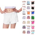 thumbnail image 1 of Girls Athletic Shorts For Sport Running Yoga Gym Breathable Casual Workout Summer, 1 of 5
