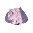 thumbnail image 1 of Girls Athletic Shorts Lightweight Elastic Waist Running Sports Shorts for Kids Teen Active Outdoor Summer Casual, 1 of 3