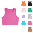 thumbnail image 1 of Girls Athletic Tank Top Breathable Workout Sleeveless Shirt For Play And Sports Comfortable Stretch Fit Youth Tee, 1 of 4