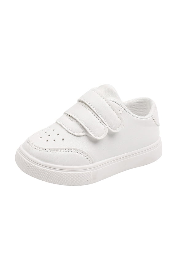 Girls' Athletic White Sneakers Student Running Shoes With Strawberry Embroidery And Sunflower Ribbon WH1 4 Y-4 5 Y