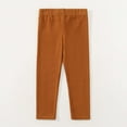 thumbnail image 1 of Girls Autumn Solid Color Elastic Waist Sweatpants with Leggings Warm Pull On Pants for Toddler Boys, 1 of 3