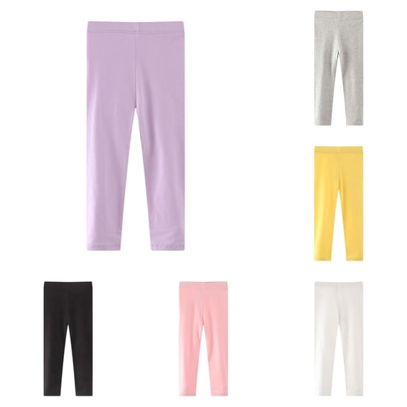 Girls' Autumn Style Leggings Pants Solid Elastic Children's Pants Baby's Winter Pants Jogging Girls Kids Sweats Girl Juniors Pants