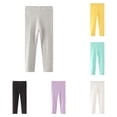 thumbnail image 1 of Girls' Autumn Style Leggings Pants Solid Elastic Children's Pants Baby's Winter Pants up Your Pants Sign Girls Tan Pants Size 8 Girl Pants 12 Months 6 Month Girl Pants Leggings Toddler Baby Girl, 1 of 3