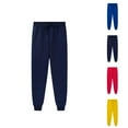 thumbnail image 1 of Girls' Autumn Winter Long Pants, Jogger Sweatpants with Elastic Waist & Drawstring, Toddler to Boys Ages 2â13, Casual Athletic Kids Pants, 1 of 5