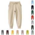 thumbnail image 1 of Girls' Autumn Winter Style Long Pants Sports Elastic Children's Pants Boys Pants Girls Ski Tights 4-5 Years, 1 of 4