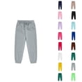 thumbnail image 1 of Girls' Autumn Winter Style Long Pants Sports Elastic Children's Pants Boys Pants, 1 of 4