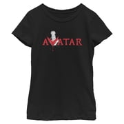 Girls Avatar Fire and Ash Varang Official Red Logo T Shirt