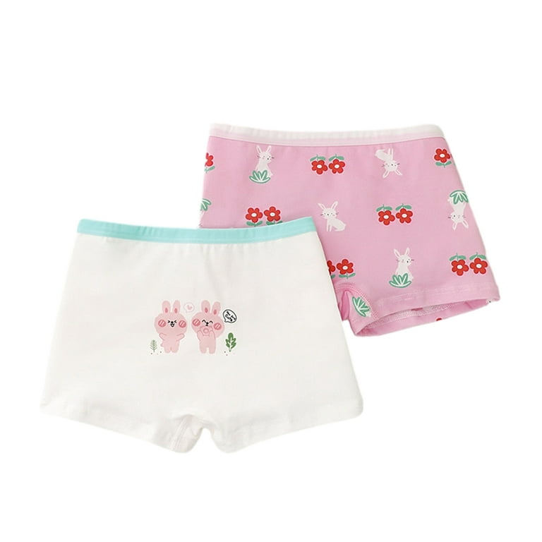 Girls' Baby Soft Cotton Underwear Briefs,Toddler Kids Padded Panties,3-11  Years