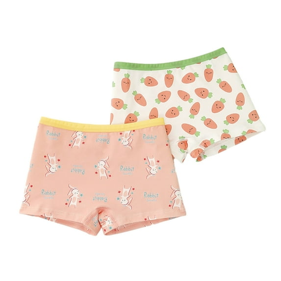 Girls' Baby Soft Cotton Underwear Briefs,Toddler Kids Padded Panties,3-11 Years