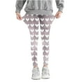 thumbnail image 1 of Girls Baby and Toddler Capris Leggings Full Length Pants Girls Heart Printed Pants High Waist Stretchy Soft Tights Kids Summer Leggings for School Wearing Pinks 7 Years, 1 of 5