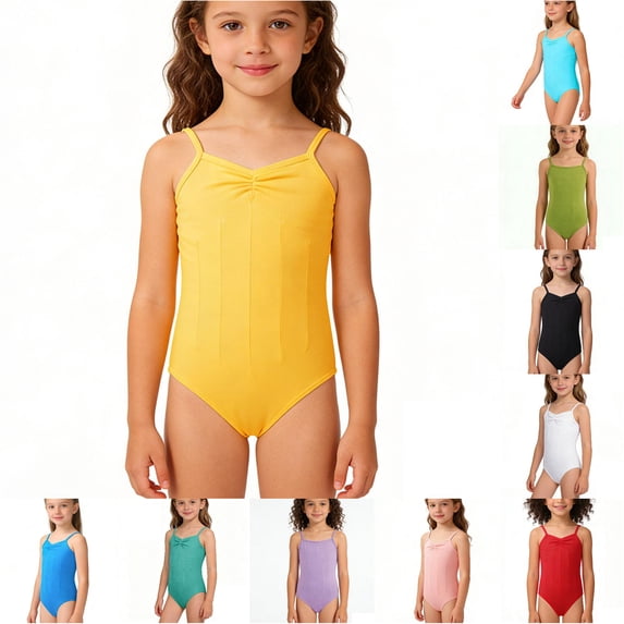 Girls Backless Tank Leotard for Ballet Dance Performance Gymnastics Practice And形体 Exam Stretchable Comfort Fit Baby Girl Dresses 9-12 Months 2-3 Years