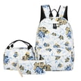 thumbnail image 1 of Young Adults Backpack 3 Piece Set Large Capacity Floral Print Office Travel Daily Use, 1 of 4