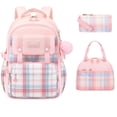 thumbnail image 1 of Girls Backpack - 3PCS Backpack for Girls Cute School Backpacks for Girl Kindergarten Elementary Preschool Middle Kids School Bags with Lunch Box Pencil Case Set, 1 of 4