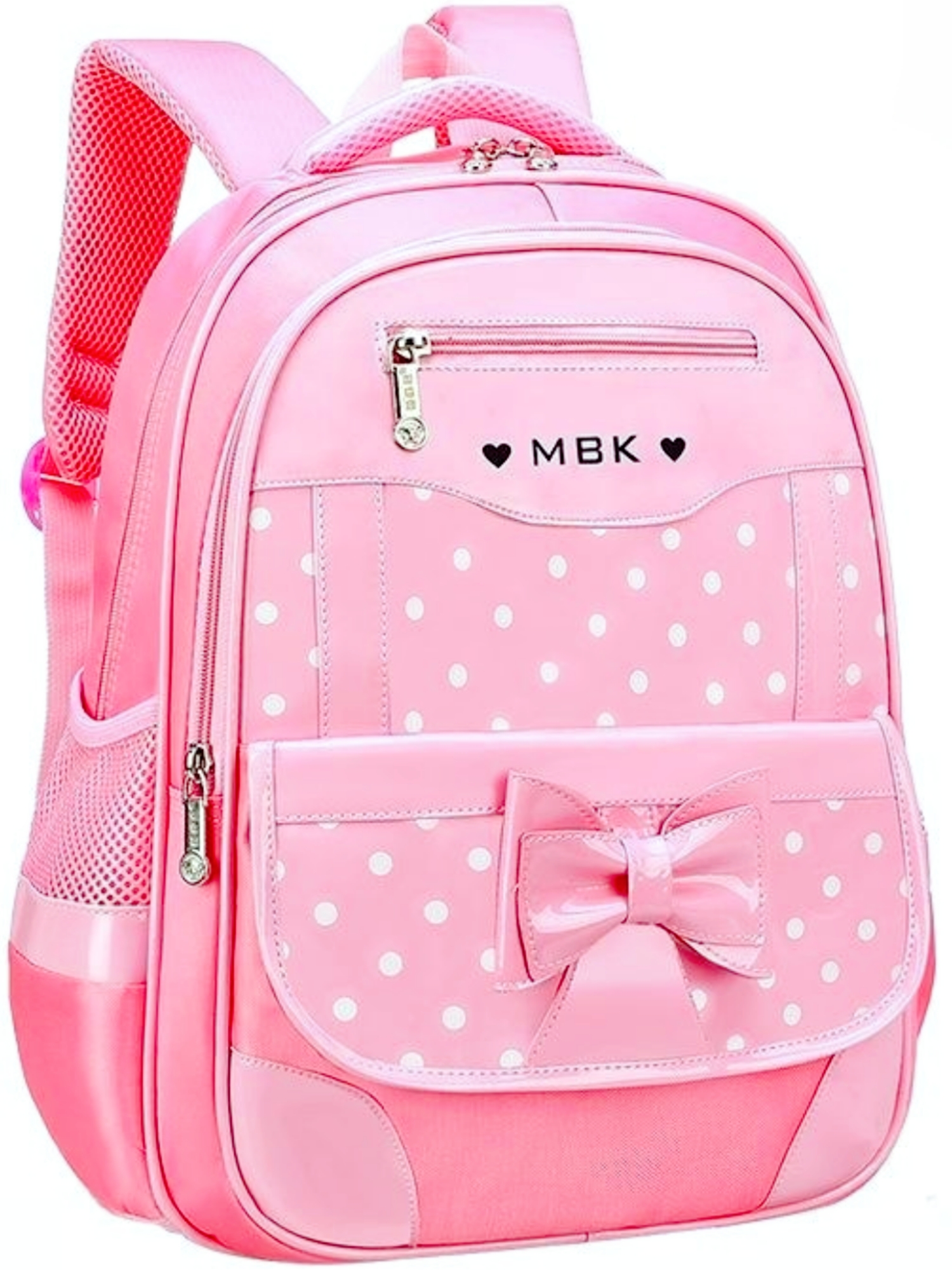 Mochila para niñas, linda bolsa escolar, mochila de princesa para primaria, para adolescentes, rosa