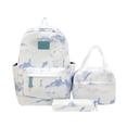 thumbnail image 1 of Girls Backpack Tie Dye Backpack for School with Lunch Box Pencil Case Girls Backpack 6-12 Years Old, 1 of 5