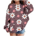 thumbnail image 1 of Girls Baggy Hoodies Stars Graphic Print Long Sleeve Unisex Hooded Sweatshirt Pullover Top for Ages 4-14T (13-14T, Wine 01), 1 of 4
