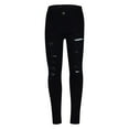 thumbnail image 1 of Girls Baggy Jeans - Elastic Waist Heart Patch Wide Leg Pants for Girls with Flat Pockets - Casual Fashion Clothes Cargo Jeans For Juniors, 1 of 4