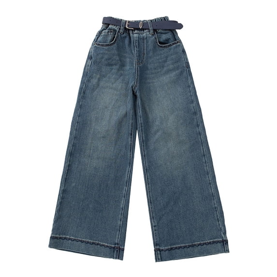 Toddler Girls' Jeans High Waist Wide Leg Denim Pants Pants for Girls Clothes for Girls