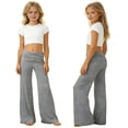 thumbnail image 1 of Girls Baggy Sweatpants High Elastic Waist Yoga Pants Loose Fit Trousers Kids Tracksuit Bottom Dance Athletic Schoolwear, 1 of 2