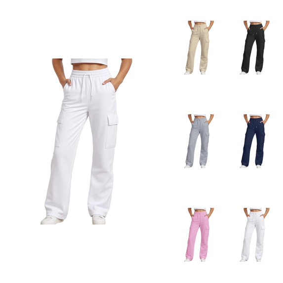 Girls Baggy Sweatpants – Oversized Wide Leg Elastic Waist Drawstring Lounge & Athletic Pants for Toddler to Tween (4-14 Years)