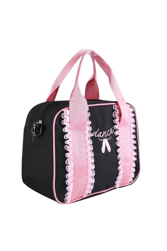 Girls Ballet Dance Bags Handbag Tote Duffel Swim Shoulder Bag Embroidered