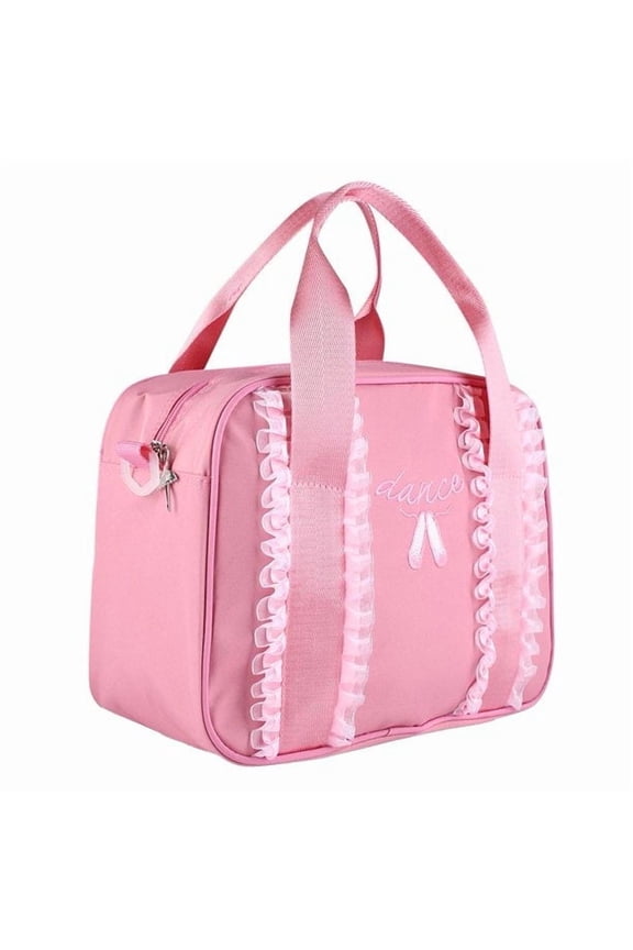 Girls Ballet Dance Kids handbag Single Shoulder Sports Zipper Bag Tote, Kids Ballet Bag, Girls Ballet Bag