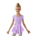thumbnail image 1 of Girls Ballet Dance Leotard Outfit with Removable Ruffle Sleeve Tutu Skirt and Glitter Detachable Design for Ballerina Performance, 1 of 6