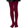 thumbnail image 1 of Girls' Ballet Dance Tights - 80D Stretchy Full Length Pantyhose for Toddlers & Kids (1-8Y), 1 of 3