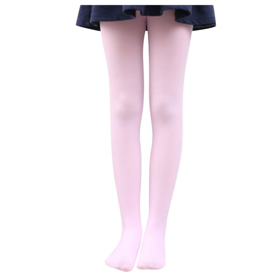 Girls Ballet Dance Tights with Attached Colorful Skirt Soft Stretchable Comfortable Performance Wear