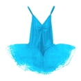 thumbnail image 1 of Girls Ballet Dress Swimsuit For Dancing Camisole Mesh Splicing Leotard Dance Tutu Princess Dress, 1 of 3