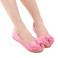 thumbnail image 1 of Girls Ballet Flats with Bow, Princess Dress Shoes for Toddler and Little Girls, Slip On Cute Flats for Wedding Party School, Kids Shoes, 1 of 4