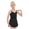 thumbnail image 1 of Girls Ballet Leotards with Puffy Skirt Classic Strap Sleeve Dance Gymnastic Ballerina Outfit Dress Toddler A-Black 4-5years, 1 of 3