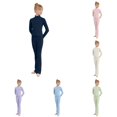 thumbnail image 1 of Girls Ballet Long Sleeve Practice Leotard Elegant Dancewear Flexible Fit For Outdoor Casual Daily Campus Class Performances Girls Casual Outfit Sets, 1 of 4