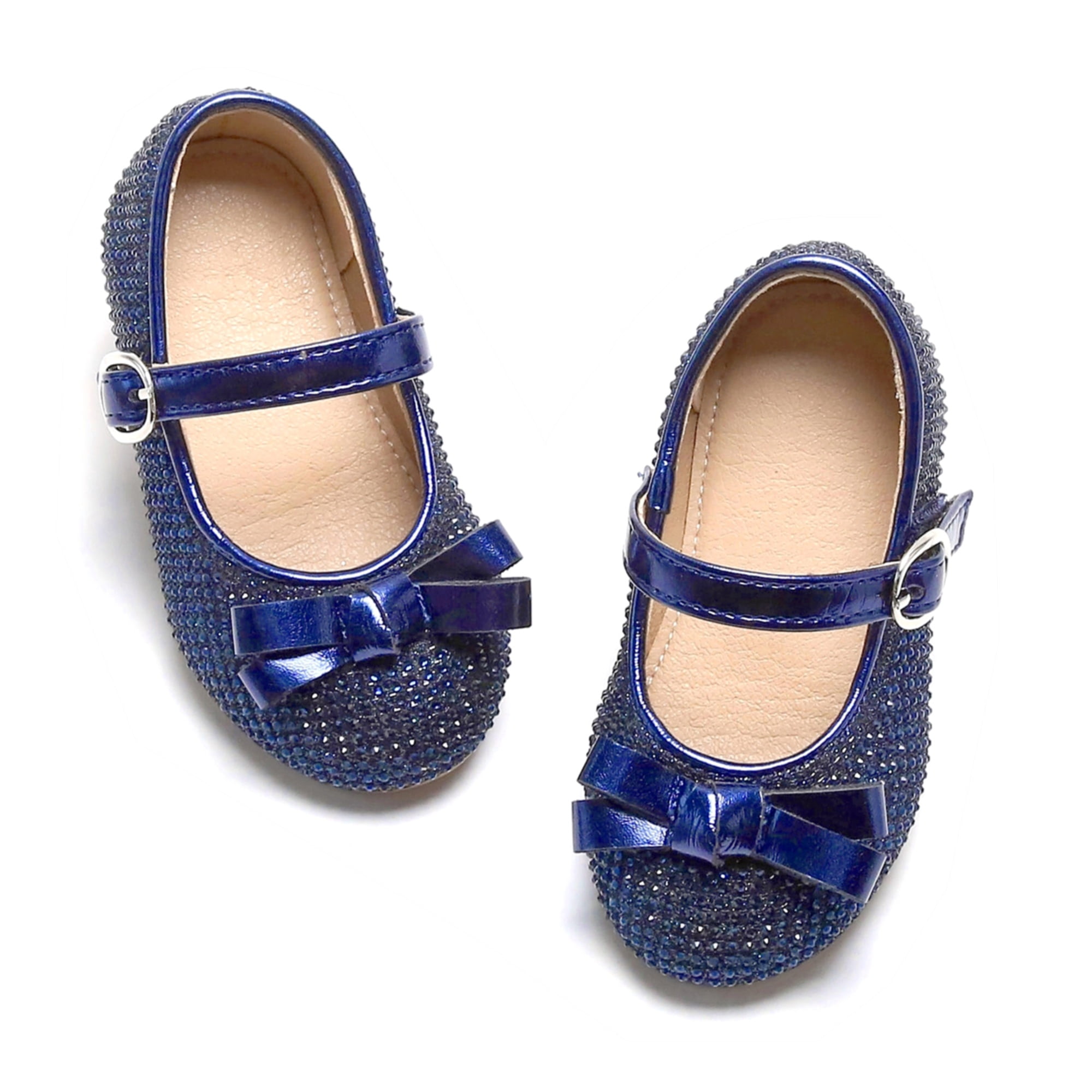 Girls Ballet Mary Jane Flats Toddler Kids Flower Girls Party Dress Shoes(A2152 Navy/5M) - Walmart.com Girls Ballet Mary Jane Flats Toddler Kids Flower Girls Party Dress Shoes(A2152 Navy/5M) - Walmart.com