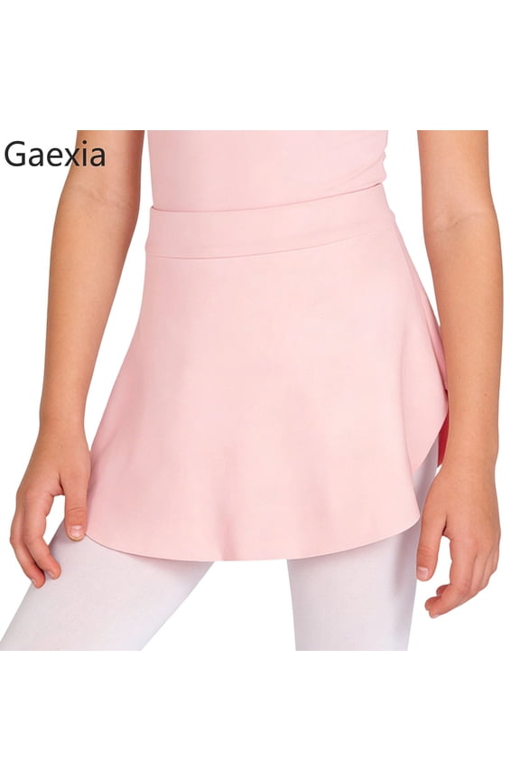 Girls Ballet Practice Skirt Wrap Design Side Slit Elastic Waist Tutu For Dance Performance And Class Training