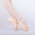 thumbnail image 1 of Girls Ballet Shoes for Woman Ballerina Shoes Ballet Flats Women Canvas Soft Sole Dance Slippers Children Practise Dance Shoes (Flesh,25 (16.5cm)), 1 of 7
