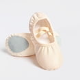 thumbnail image 1 of Girls Ballet Shoes for Woman Ballerina Shoes Ballet Flats Women Canvas Soft Sole Dance Slippers Children Practise Dance Shoes (Light Flesh,34 (21cm)), 1 of 7