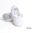 thumbnail image 1 of Girls Ballet Shoes for Woman Ballerina Shoes Ballet Flats Women Canvas Soft Sole Dance Slippers Children Practise Dance Shoes (White,39 (23.5cm)), 1 of 7