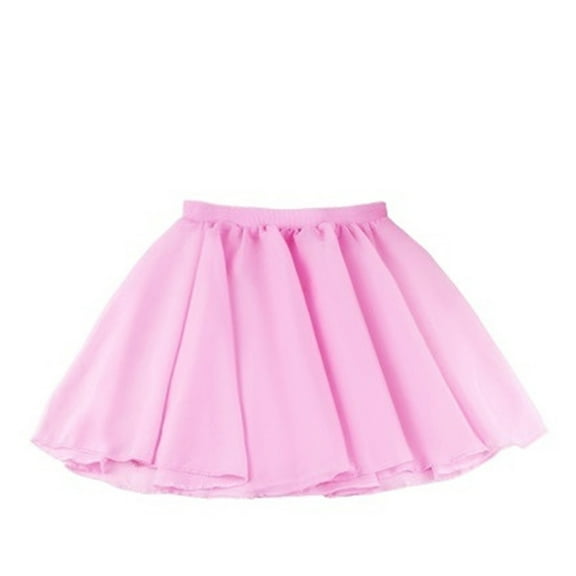 Girls Ballet Skirt Sheer Chiffon Ballet Tutu Pink Kids Gymnastics Leotard Skirts Dance Skirt