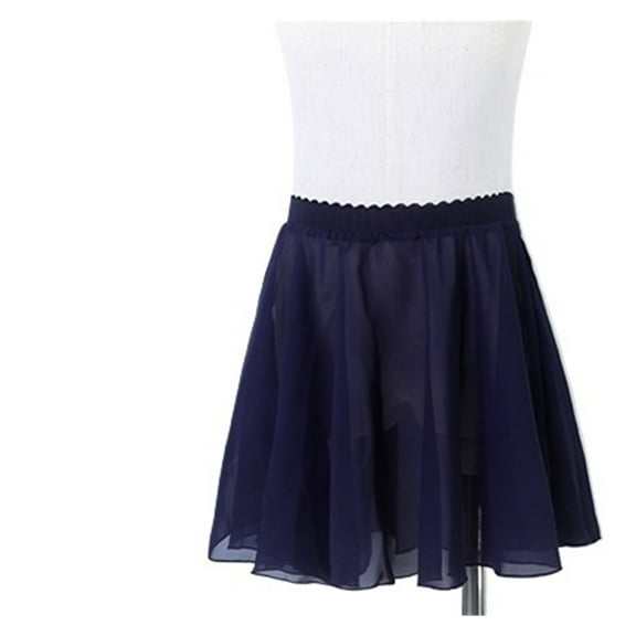 Girls Ballet Skirt Sheer Chiffon Ballet Tutu Pink Kids Gymnastics Leotard Skirts Dance Skirt
