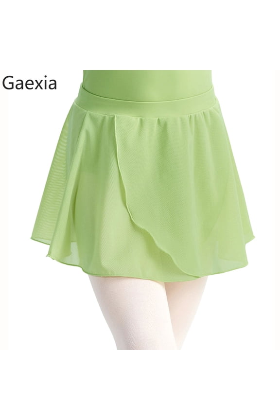 Girls Ballet Tutu Dance Practice Skirt With Soft Mesh Layered Design And Elastic Waist For Performance Training Recital