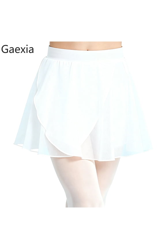 Girls Ballet Tutu Dance Practice Skirt With Soft Mesh Layered Design And Elastic Waist For Performance Training Recital