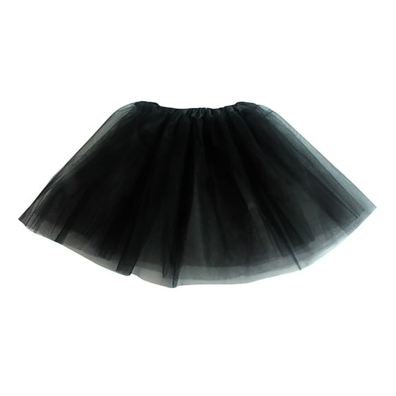 Girls Ballet Tutu Skirt Soft Tulle Dance Costume Elastic Waist Lightweight Fluffy Layered Skirt for Performance Party Dress Up