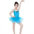 thumbnail image 1 of Girls Ballet Tutu Skirted Leotards Cross Straps Camisole Dance Dress Ballerina Outfit for Girls Toddler Dance Performance, 3-12 Years, 1 of 6