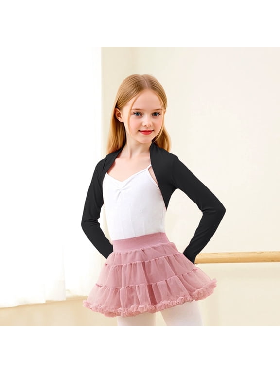 Girls Ballet Wrap Cardigan Dance Sweater Lightweight Capelet Coat for Practice Performance Toddler Jackets for Toddlers Kids Jackets Girls Children's Coat Winter Coats under 20 Girls Size 6