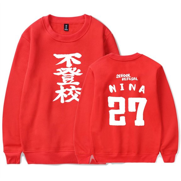 Girls Band Cry Crewneck Sweatshirt Anime Casual Streetwear Manga Oversize Adult Sweatshirts