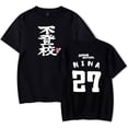 thumbnail image 1 of Girls Band Cry Nina Iseri no Futoko Merch Short Sleeve T-shirt Unisex Fashion Crew Neck Top, 1 of 2